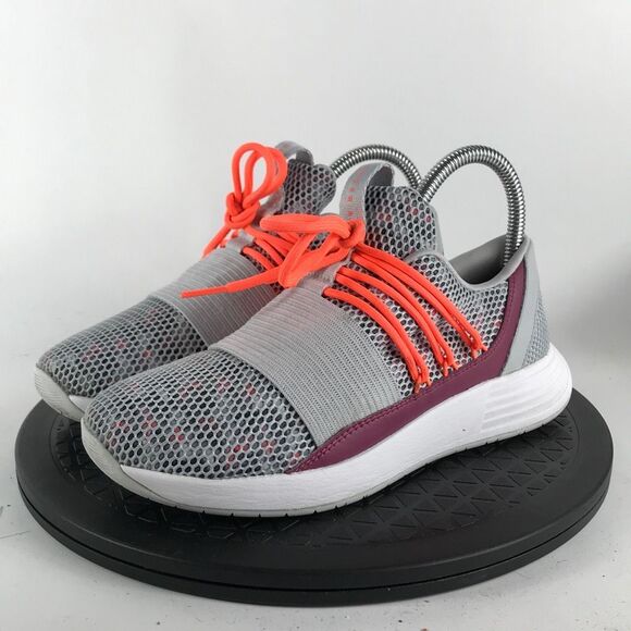 Under Armour Breathe Gray Athletic Running Shoes 3019973-105 Women’s Size 7 - Picture 1 of 12